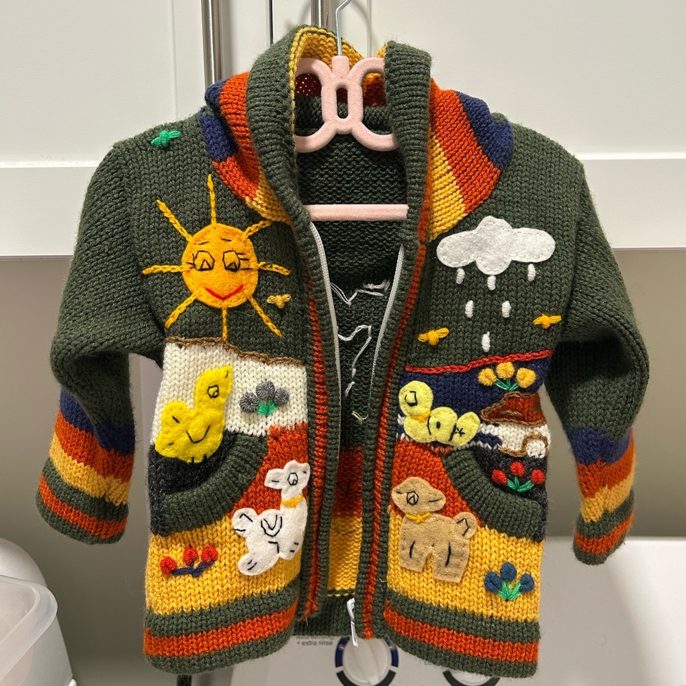 Handcrafted Peruvian Wool Sweater